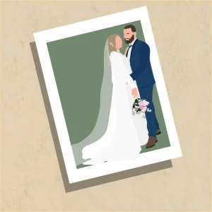 Affiche photo simplifiée personnalisée