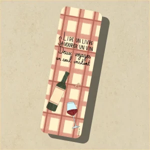 Marque-page vin