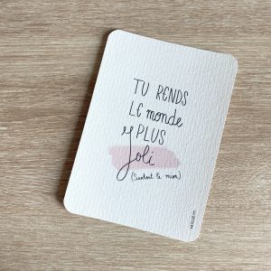 Carte "joli"
