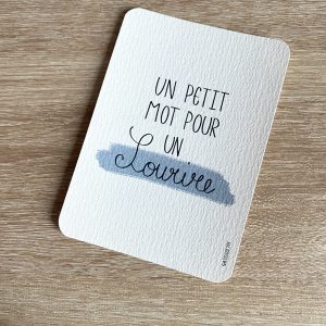 "un petit mot pour un sourire"